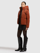  - Image from Khujo | Jacket AUDREY SHINY SIENNA BROWN