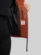  - Image from Khujo | Jacket AUDREY SHINY SIENNA BROWN