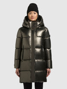  - Image from Khujo | Mantel HAYA2 SHINY MUD BROWN