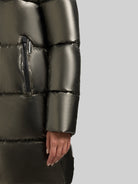  - Image from Khujo | Mantel HAYA2 SHINY MUD BROWN