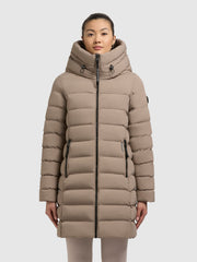 Mantel NEKAR2 GREIGE