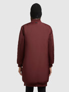  - Image from Khujo | Mantel LULU BURGUNDY RED