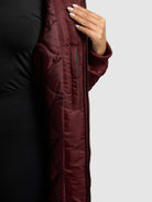  - Image from Khujo | Mantel LULU BURGUNDY RED