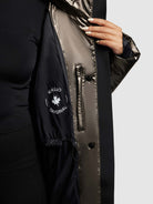  - Image from Khujo | Mantel RACHEL2 SHINY CANE BROWN