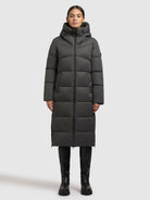  - Image from Khujo | Coat LIMA DARK MELANGE GRAY