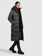  - Image from Khujo | Coat LIMA DARK MELANGE GRAY