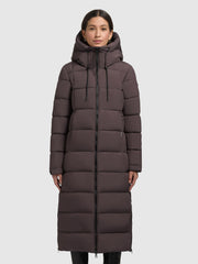 Mantel DERIA4 MOODY PLUM