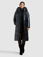  - Image from Khujo | Coat RACHEL2 SHINY MIDNIGHT BLUE