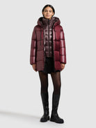  - Image from Khujo | Jacke DASHA MAHAGONI RED