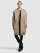  - Image from Khujo | Mantel LULU BOMBER BEIGE