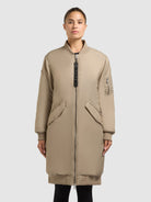  - Image from Khujo | Mantel LULU BOMBER BEIGE