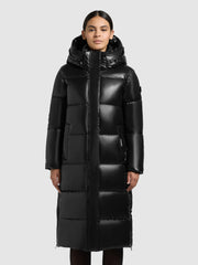Coat RACHEL2 SHINY BLACK