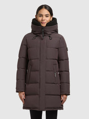 Coat KELSI MOODY PLUM