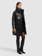  - Image from Khujo | Jas HAYA2 GLANZEND ZWART