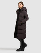  - Image from Khujo | Mantel COULIN MATT MOODY PLUM