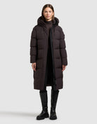  - Image from Khujo | Mantel COULIN MATT MOODY PLUM