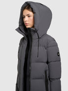  - Image from Khujo | Mantel COULIN MATT STEEL GREY