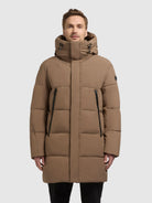  - Image from Khujo | Mantel HUDSON RUSSET BROWN