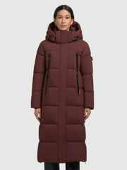 Coat RUBINA2 MATT MOSCATO RED