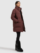  - Image from Khujo | Mantel HAYA2 MATT MOSCATO RED