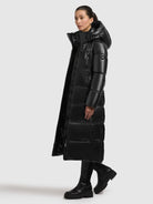  - Image from Khujo | Coat RUBINA2 SHINY BLACK