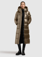  - Image from Khujo | Coat RUBINA SHINY KANE BROWN