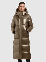 Coat RUBINA SHINY KANE BROWN