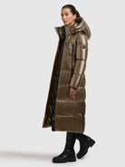  - Image from Khujo | Coat RUBINA SHINY KANE BROWN