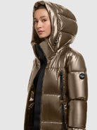  - Image from Khujo | Coat RUBINA SHINY KANE BROWN