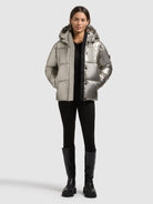  - Image from Khujo | Jacke DEVINA2 SHINY ROYAL SILVER