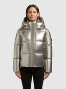  - Image from Khujo | Jacke DEVINA2 SHINY ROYAL SILVER