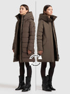  - Image from Khujo | Reversible coat PROTEA DULL GREEN