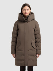 Reversible coat PROTEA DULL GREEN