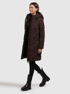  - Image from Khujo | Coat TABY MOODY PLUM