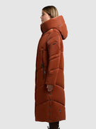  - Image from Khujo | Coat PULSET SHINY SIENNA BROWN