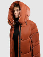  - Image from Khujo | Coat PULSET SHINY SIENNA BROWN