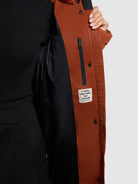  - Image from Khujo | Coat PULSET SHINY SIENNA BROWN