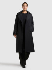 Coat ELENA2 PORT BLUE