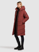  - Image from Khujo | Mantel JANGE DARK RED