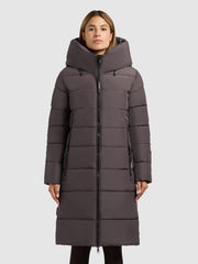 Coat JILIAS6 MATT GRAPHITE GRAY
