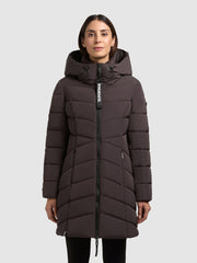 Mantel DIER 2IN1 (Einsatz herausnehmbar) MOODY PLUM