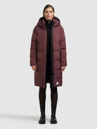  - Image from Khujo | Coat HAYANA MOSCATO RED