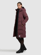  - Image from Khujo | Coat HAYANA MOSCATO RED