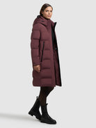  - Image from Khujo | Coat HAYANA MOSCATO RED