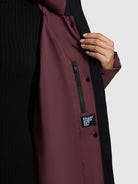  - Image from Khujo | Coat HAYANA MOSCATO RED