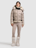  - Image from Khujo | Jacke NESSIE2 GREIGE