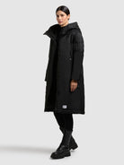  - Image from Khujo | Mantel OLIVA BOMBER BLACK