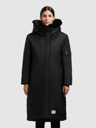  - Image from Khujo | Mantel OLIVA BOMBER BLACK