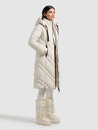  - Image from Khujo | Coat BIBB COTTON CREAM