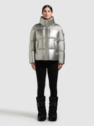  - Image from Khujo | Jacket RINJA2 SHINY ROYAL SILVER